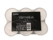 Z9587 - Värmeljus MAXI vit 10 timmar - 12 st
